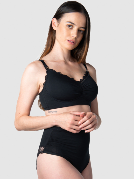 Hotmilk Serenity Bamboo multifit kojicí Black - velikost 32D-32DD