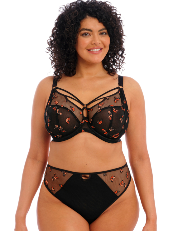 Elomi Sachi plunge EL4353 Black Butterfly