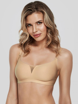 Marc André Seamless Second Skin V bralette W21-1264-TRS-SY Beige