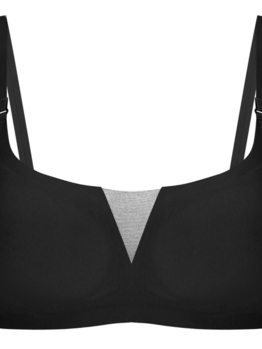 Marc André Seamless Second Skin V bralette W21-1464-TRS-SY Black