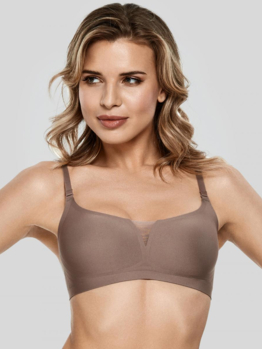 Marc André Seamless Second Skin V bralette W21-1364-TRS-SY Brown