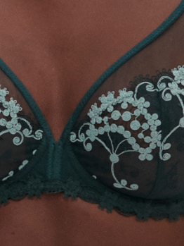 Simone Perele Wish full cup plunge 12B319 Kolsai Green