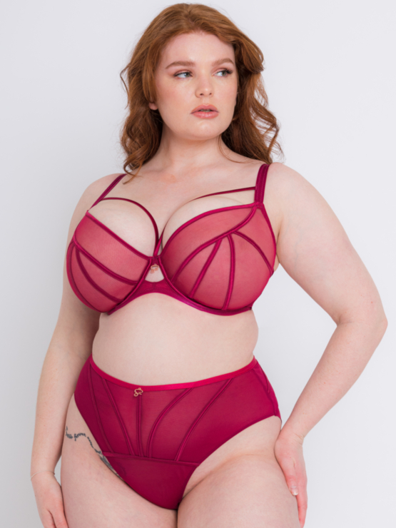 Scantilly Senses plunge ST027101 Cherry