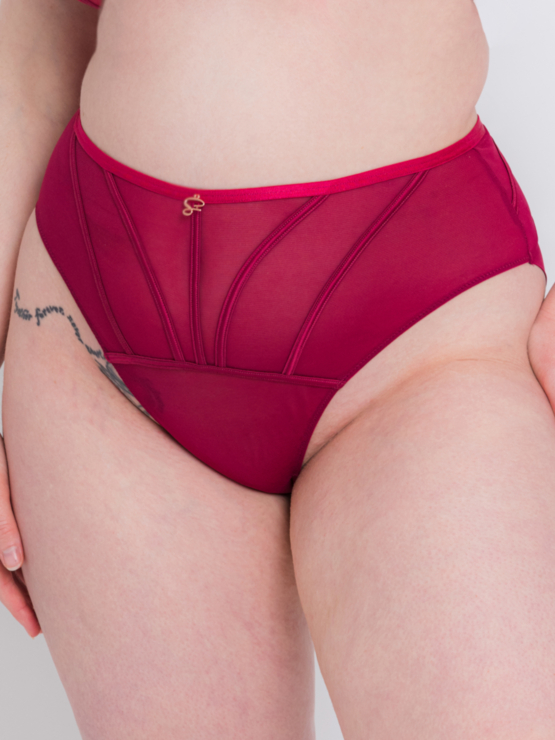 Scantilly Senses V-kalhotky ST027208 Cherry