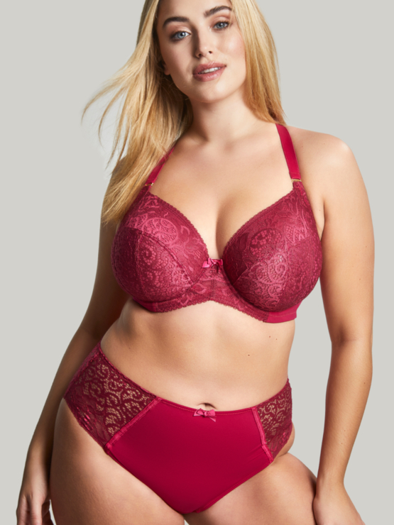 Sculptresse Estel plunge 9686 Berry