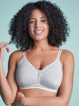 Royce Lingerie Posie Comfort bez kostic 8019 Blush/Grey 2pack