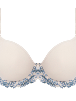 Wacoal Embrace Lace contour WA853191 Pastel Parchment/Blue Multi