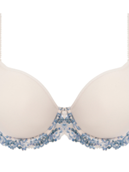 Wacoal Embrace Lace contour WA853191 Pastel Parchment/Blue Multi