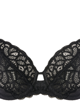 Wacoal Raffine plunge WE148001 Black