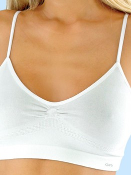 Gina 07001 podprsenka bílá bezešvá