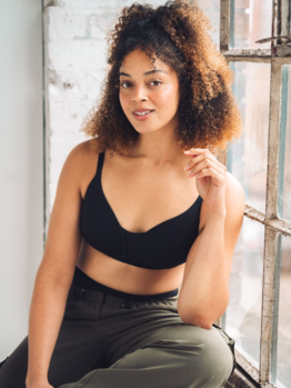 Royce Lingerie Posie Comfort bez kostic 8031 Black