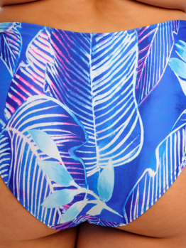 Plavky Elomi Maluku Island vyšší kalhotky ES802973 Atlantic