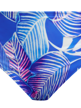 Plavky Elomi Maluku Island vyšší kalhotky ES802973 Atlantic