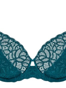 Wacoal Raffine plunge WE148001 Teal