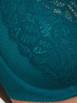 Wacoal Raffine plunge WE148001 Teal