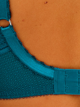 Wacoal Raffine plunge WE148001 Teal