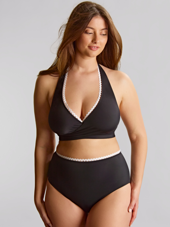 Plavky Panache Ric Rac Sofia bez kostic SW1954 Black