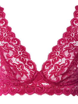 Hanro Moments bralette 071465 Light Sangria