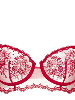 Simone Perele Intrigue half cup 1E2330 Opera Red