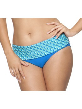 Plavky CK Marina Aqua Fold Brief 