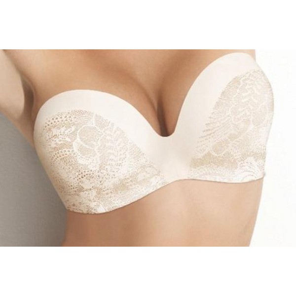 Wonderbra Ultimate Strapless ivory lace podprsenka ♥ Spravna podprsenka