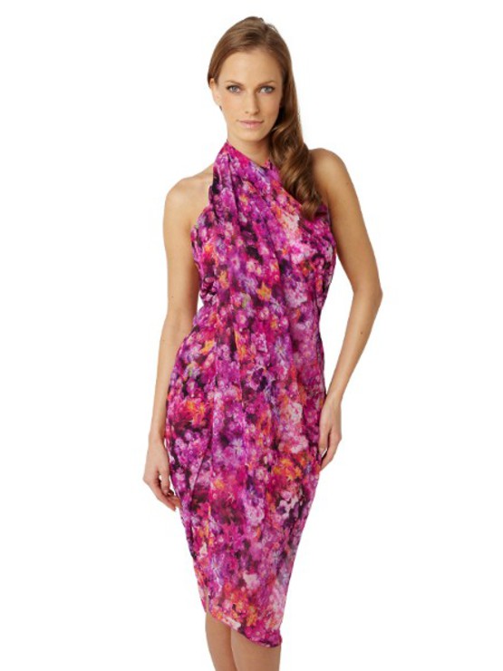 Plavky Panache Savannah Floral Sarong