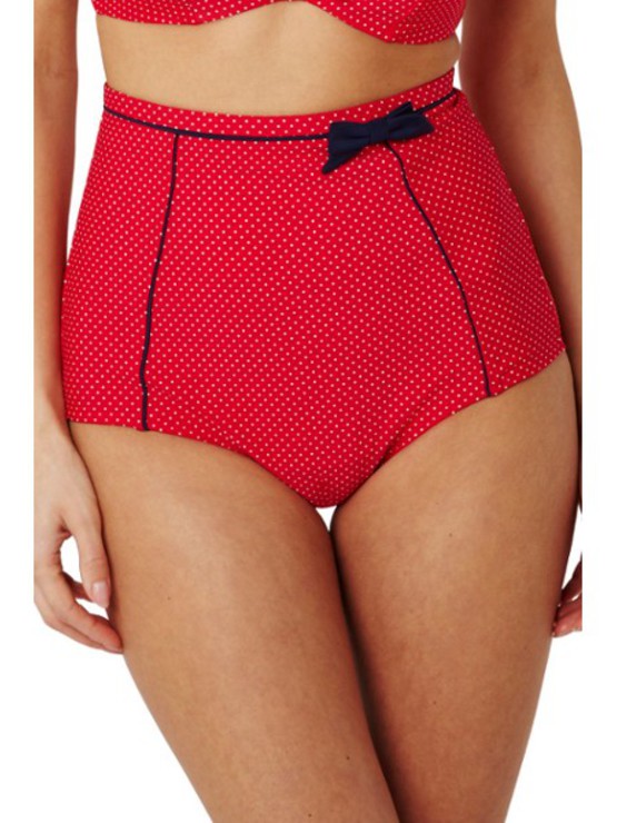 Plavky Panache Britt Red HW pant 