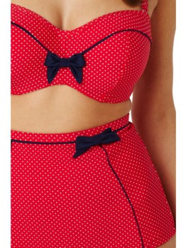 Plavky Panache Britt Red HW pant 