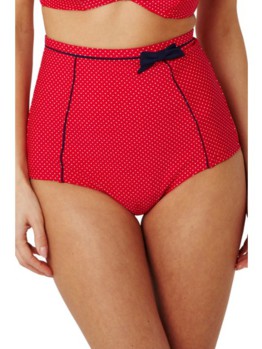 Plavky Panache Britt Red HW pant