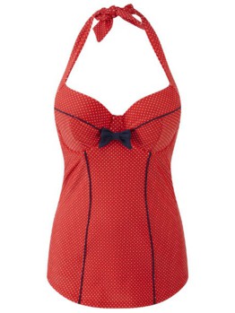 Plavky Panache Britt Red Swimsuit